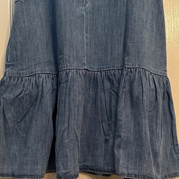 She + Sky Blue Denim Casual Dress - Picture 8 of 9